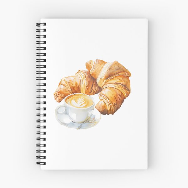 Item preview, Charming Watercolor Croissants Sticker - French Pastry Art designed and sold by Papsin.