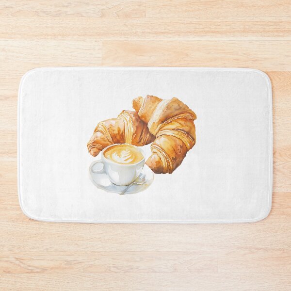 Item preview, Charming Watercolor Croissants Sticker - French Pastry Art designed and sold by Papsin.