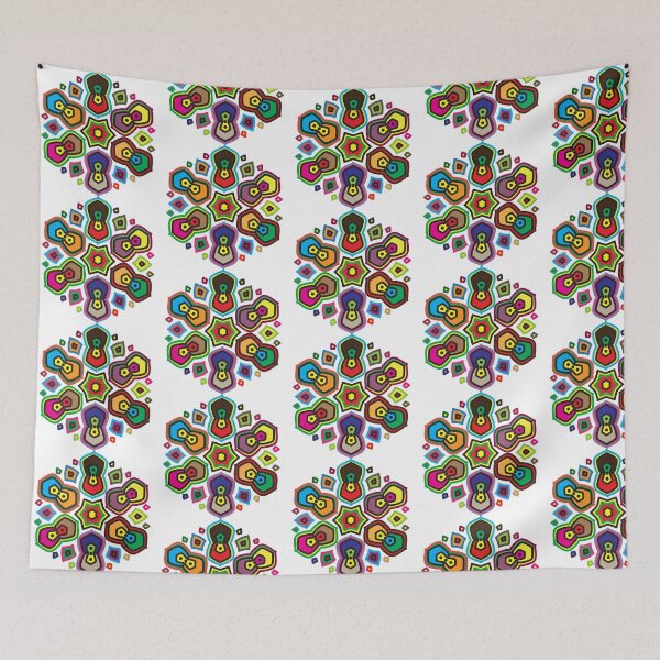 Item preview, Colorful Geometric Abstract Mandala Art-1 designed and sold by GrafecShop.