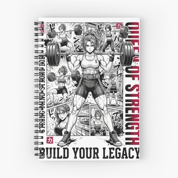 Item preview, Queen of Strength Anime Gym Manga designed and sold by JonelleTshirts.