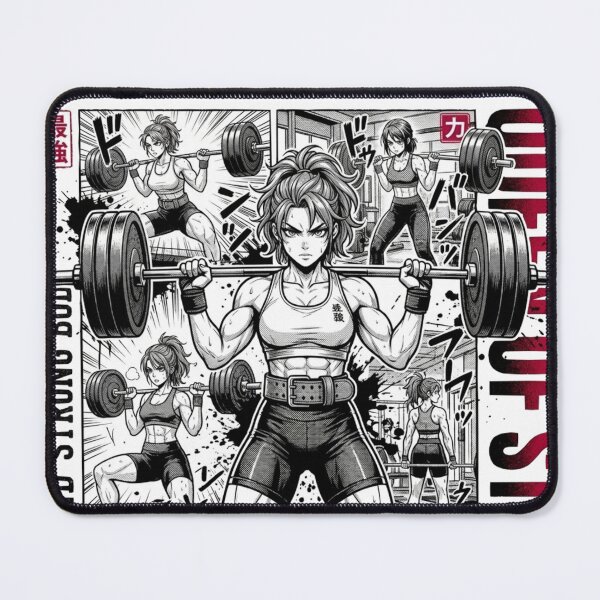 Item preview, Queen of Strength Anime Gym Manga designed and sold by JonelleTshirts.