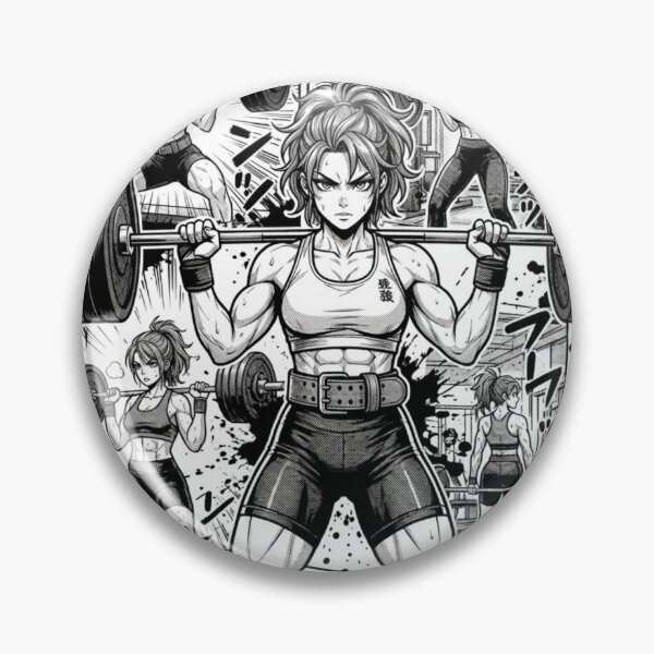 Item preview, Queen of Strength Anime Gym Manga designed and sold by JonelleTshirts.