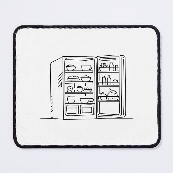 Item preview, Cluttered Leftovers In Open Fridge designed and sold by Papsin.