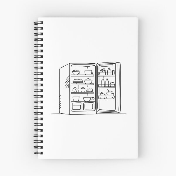 Item preview, Cluttered Leftovers In Open Fridge designed and sold by Papsin.