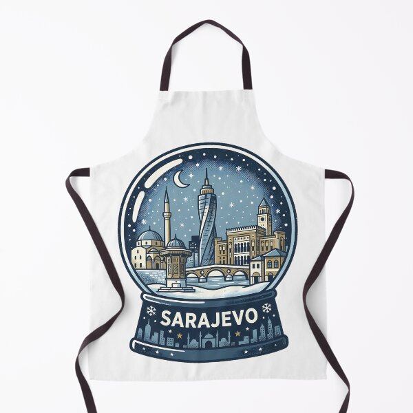 Item preview, Vintage Sarajevo Snow Globe Travel Badge designed and sold by k3rstman1.