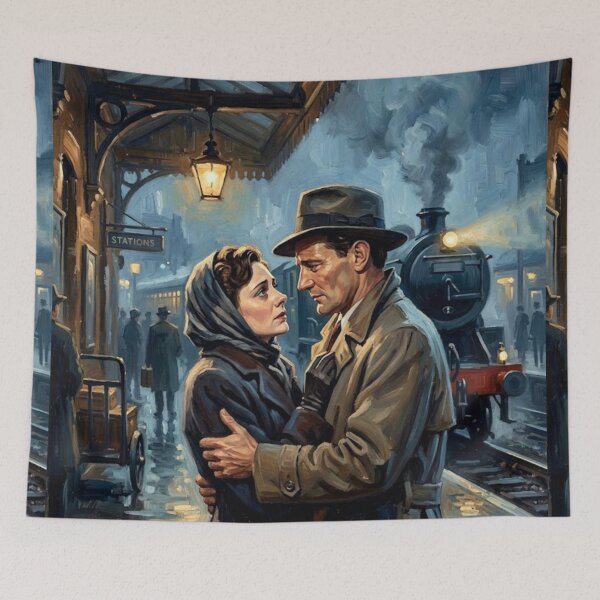 Item preview, Brief Encounter Romantic Drama Fine Art Tribute designed and sold by Art's Diner.