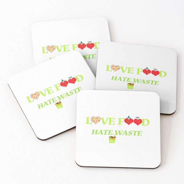 Item preview, Love Food Hate Waste For The Food Lover Eco Warrior Activist Stop Food Waste designed and sold by Papsin.