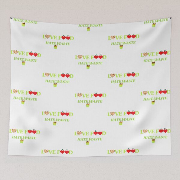 Item preview, Love Food Hate Waste For The Food Lover Eco Warrior Activist Stop Food Waste designed and sold by Papsin.