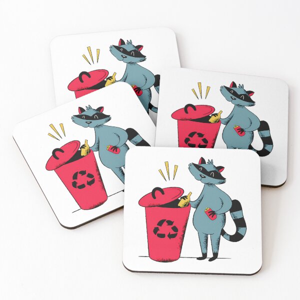 Item preview, Raccoon Trash Recycling designed and sold by Papsin.