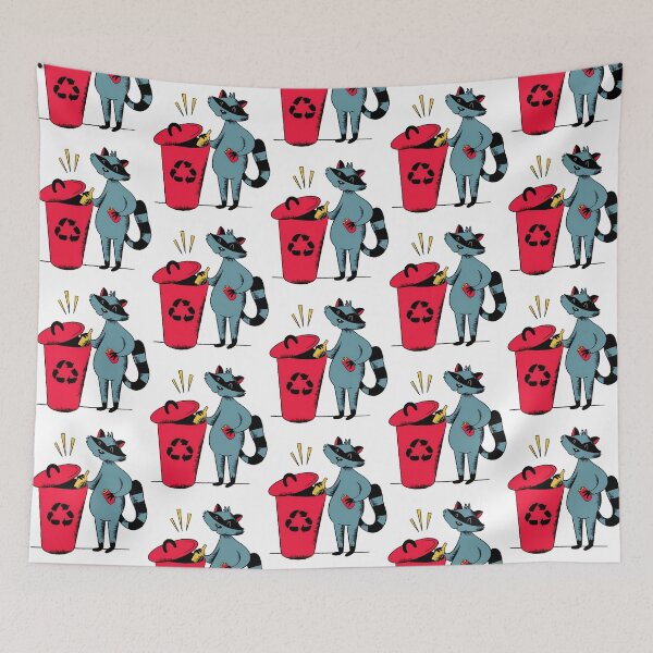 Item preview, Raccoon Trash Recycling designed and sold by Papsin.