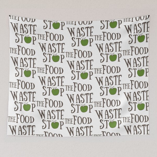 Item preview, Reduce Food Waste Stop Never Fight Zero Wastage Wasting  designed and sold by Papsin.