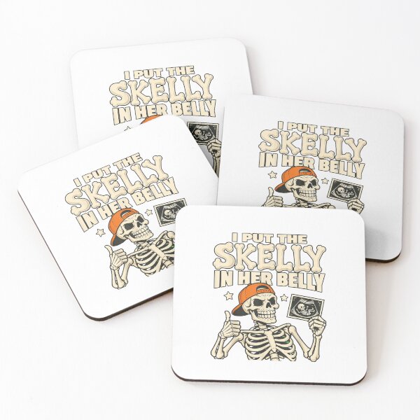 Item preview, Halloween Skeleton Dad Holding a Baby Ultrasound designed and sold by LorenaVirex.
