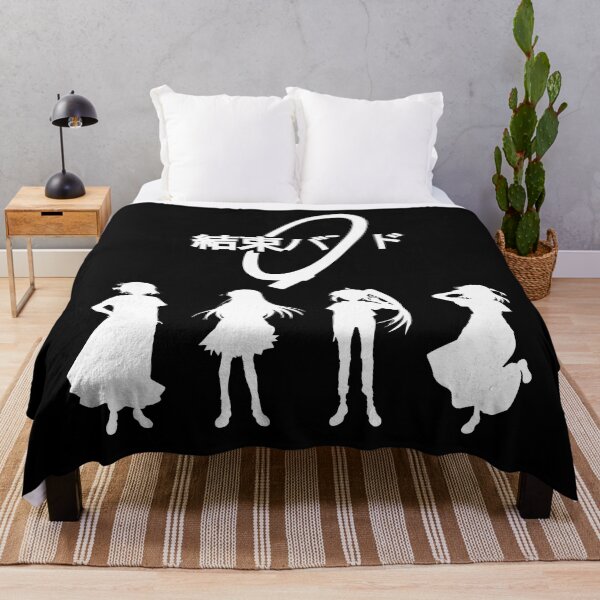 Artikelvorschau, Bocchi The Rock Anime, minimalistisches Design der Kessoku Band entworfen und verkauft von The Minimal Geek Apparels.