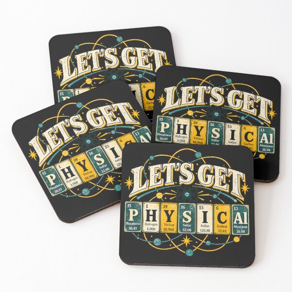 Item preview, Let's Get Physical – Funny Chemistry Nerd Periodic Table Science Pun designed and sold by Lichtisign.