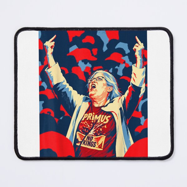 Item preview, Defiant Protest Portrait in Red and Blue designed and sold by LorenaVirex.