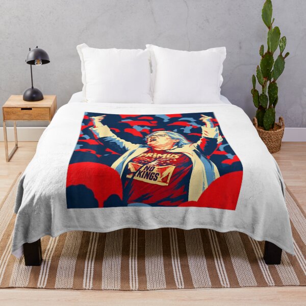 Item preview, Defiant Protest Portrait in Red and Blue designed and sold by LorenaVirex.