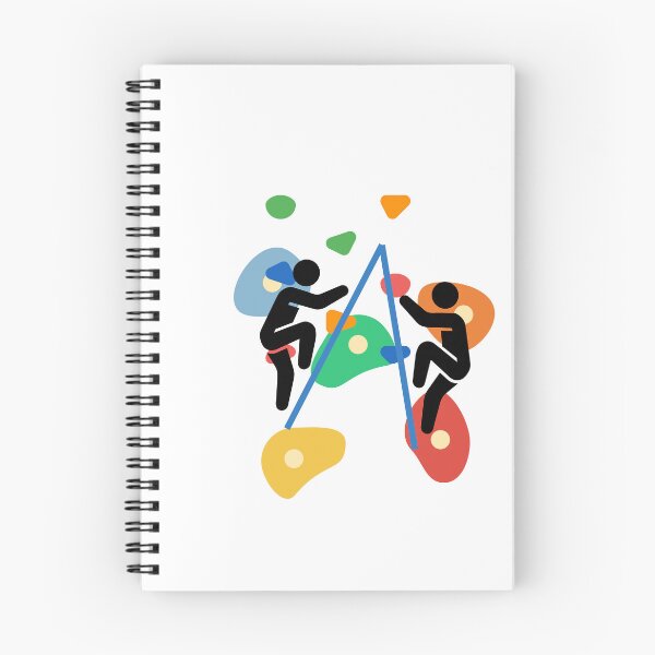 Item preview, Colorful Bouldering Holds – Abstract Indoor Climbing Route Art designed and sold by kuikai123.