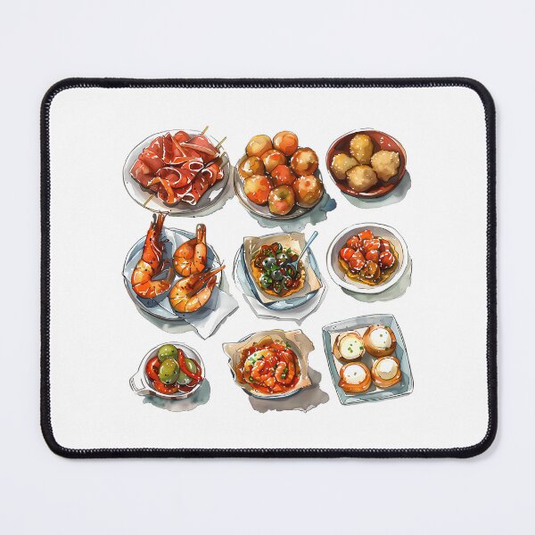 Item preview, Tapas Watercolor designed and sold by Papsin.
