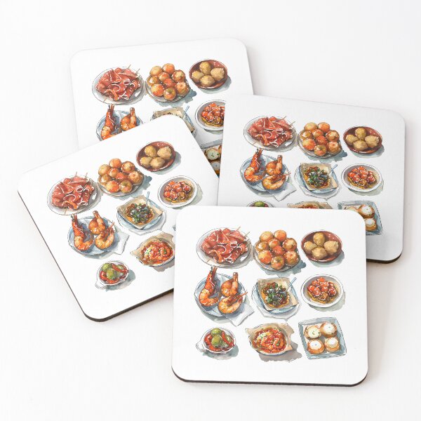 Item preview, Tapas Watercolor designed and sold by Papsin.