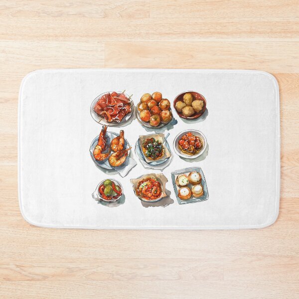 Item preview, Tapas Watercolor designed and sold by Papsin.