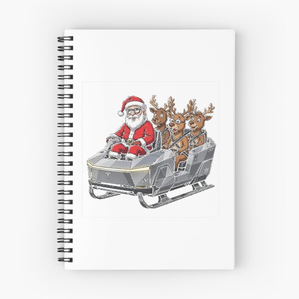 Item preview, Cyber Santa Tesla Sleigh - Santa Claus Cybertruck Reindeer Funny Christmas designed and sold by Csaba1983.