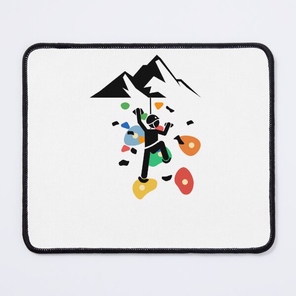 Item preview, Colorful Bouldering Holds – Minimalist Rock Climbing Wall Art designed and sold by kuikai123.