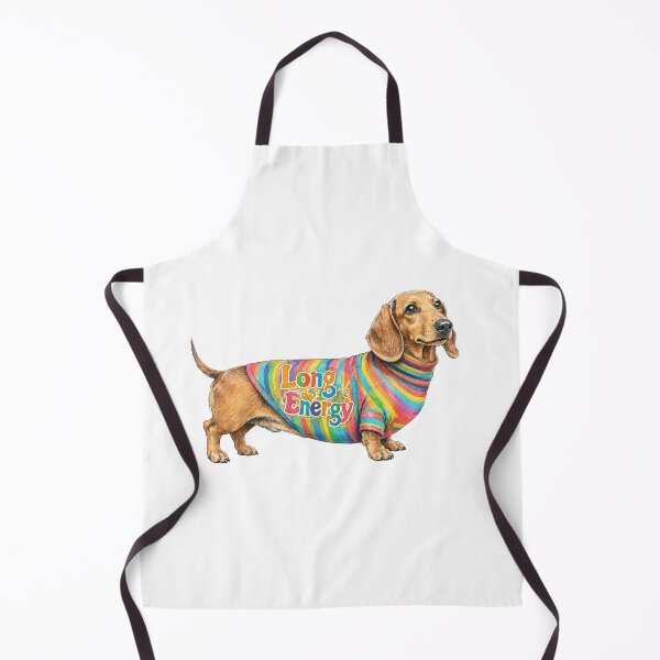 Item preview, Long Dog Energy Retro Dachshund Wiener Dog Doxie Lover designed and sold by pietini.