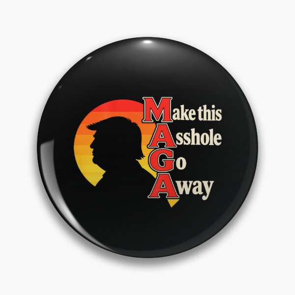 Item preview, Political Satire Silhouette Against a Retro Sunset designed and sold by LorenaVirex.