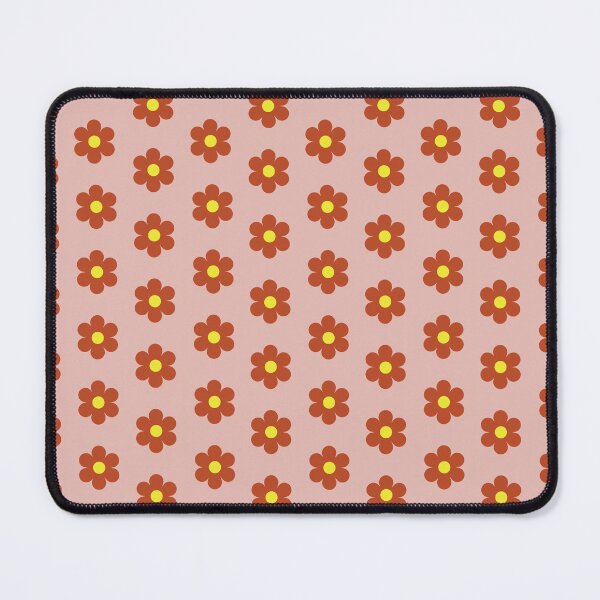 Item preview, Offset Flowers in Orange designed and sold by Playing With Pixels.