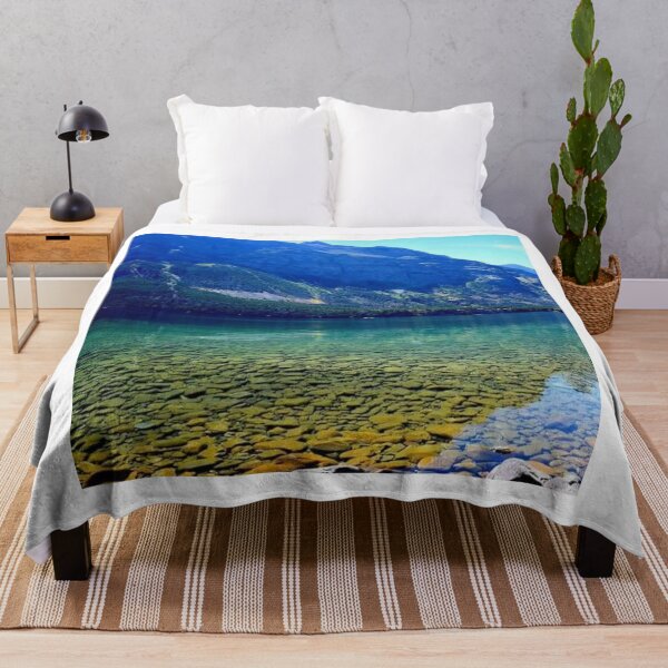 Item preview, Waterton Lakes Clear Water Mountain Landscape designed and sold by Luxxe87.