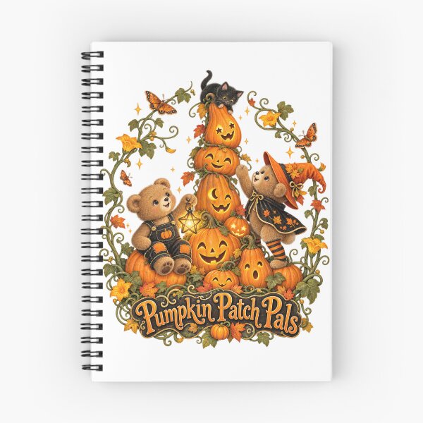 Item preview, Pumpkin Patch Pals – Cozy Halloween Teddy Bears designed and sold by MD Sweet.