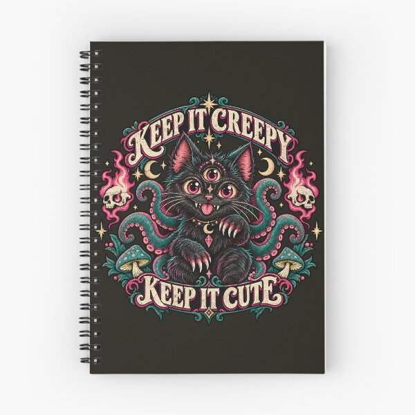 Item preview, Keep It Creepy Keep It Cute – Three Eyed Cat designed and sold by AwesomeBeyondLimits.