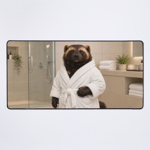 Item preview, Wolverine White Bathrobe designed and sold by Sillytoe.