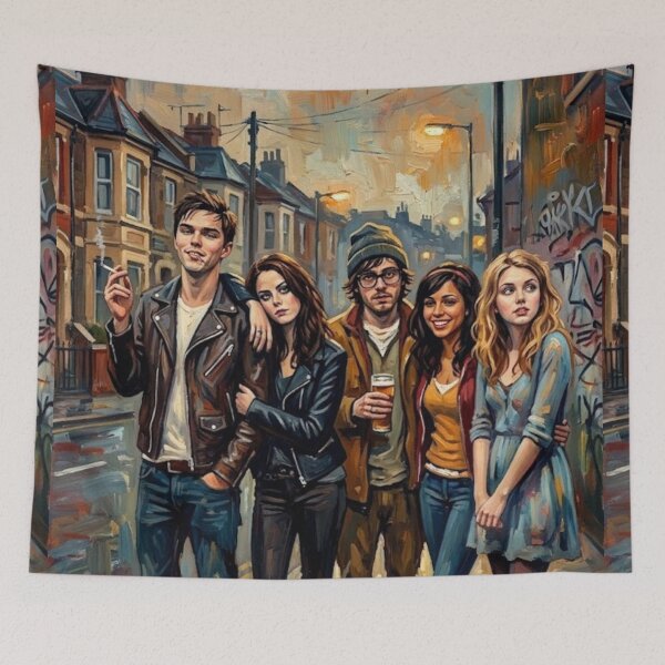 Item preview, Skins Teen Drama Fine Art Tribute designed and sold by Art's Diner.