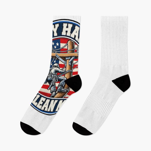 Item preview, Dirty Hands Make Clean Money Lineman Patriotic Design designed and sold by stmpdwrld.