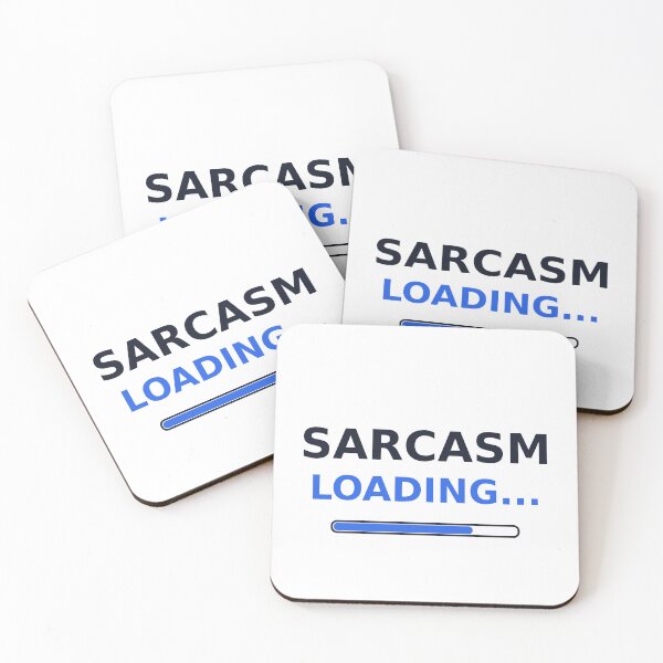 Item preview, Sarcasm Loading Funny Design designed and sold by BarakaMedia.