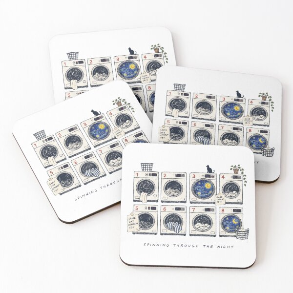 Item preview, Spinning Through the Night – Laundry Dreams designed and sold by Yewon Kim.