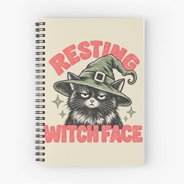 Item preview, Resting Witch Face – Grumpy Black Cat designed and sold by AwesomeBeyondLimits.