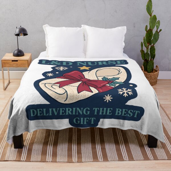 Item preview, L&D Nurse Delivering the Best Gift - Christmas designed and sold by TheCalmEdit.