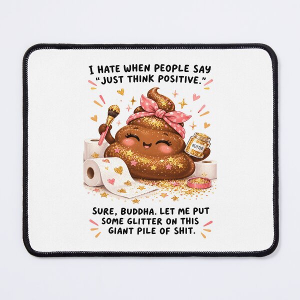 Item preview, Funny Encouragement Card | Toxic Positivity Joke | Rude Humor designed and sold by Aesthetic-Avenue.