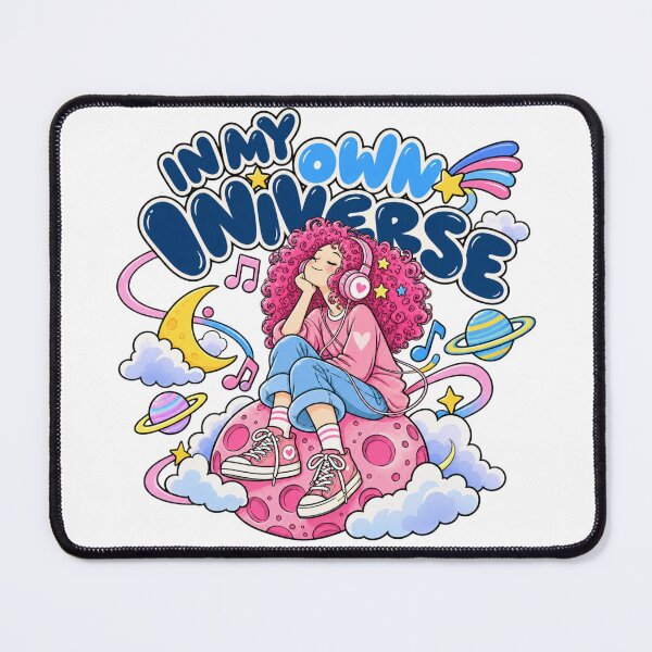 Item preview, In My Own Universe Headphones Girl Space designed and sold by Nicha Studio.