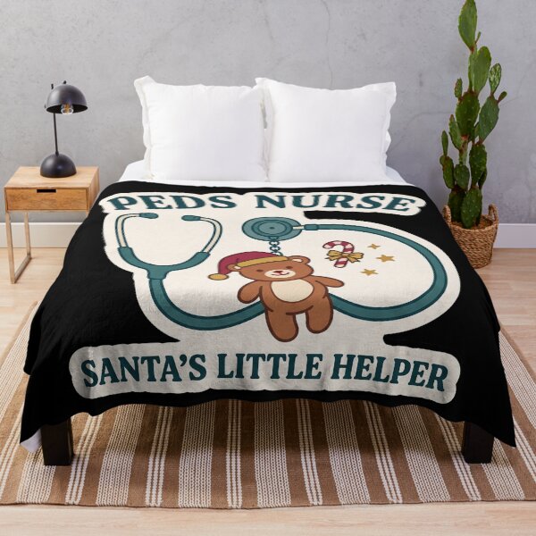 Item preview, Peds Nurse Santa's Favorite Helper - Teddy Bear designed and sold by TheCalmEdit.