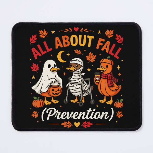 Item preview, All About Fall Prevention Funny Healthcare Halloween Ducks Pumpkin Coffee designed and sold by Zizo-DR44.