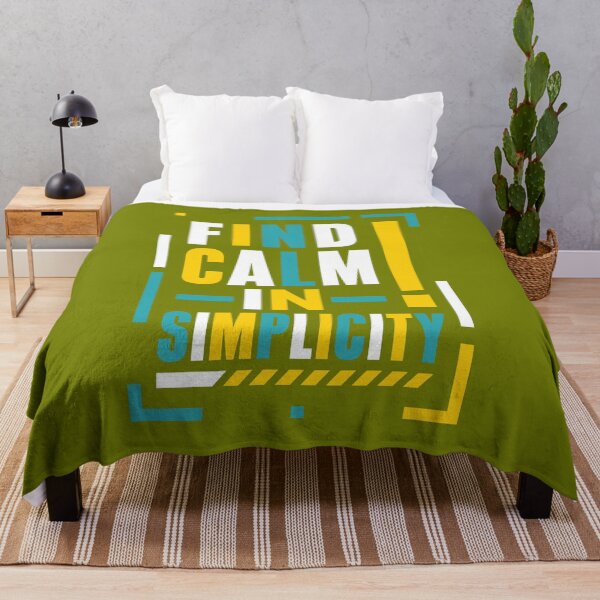 Item preview, Find Calm In Simplicity designed and sold by rejowan-arts.