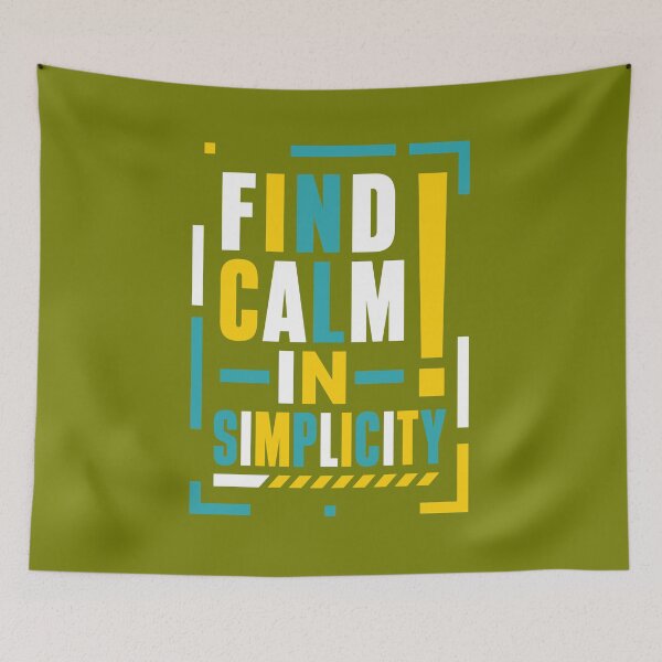 Item preview, Find Calm In Simplicity designed and sold by rejowan-arts.