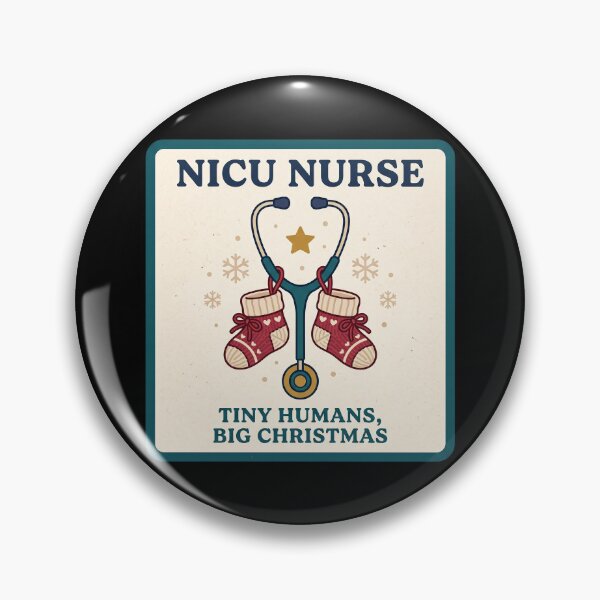 Item preview, NICU Nurse Tiny Humans Big Christmas - Booties designed and sold by TheCalmEdit.
