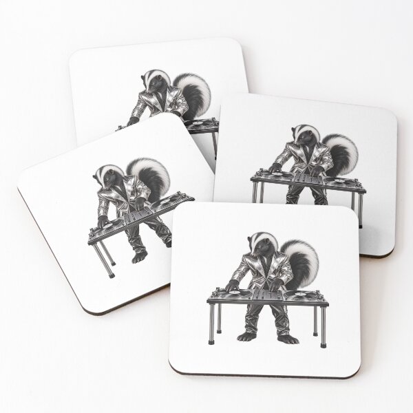 Item preview, Skunk DJ in a Silver Suit designed and sold by Mono.fi Studios.