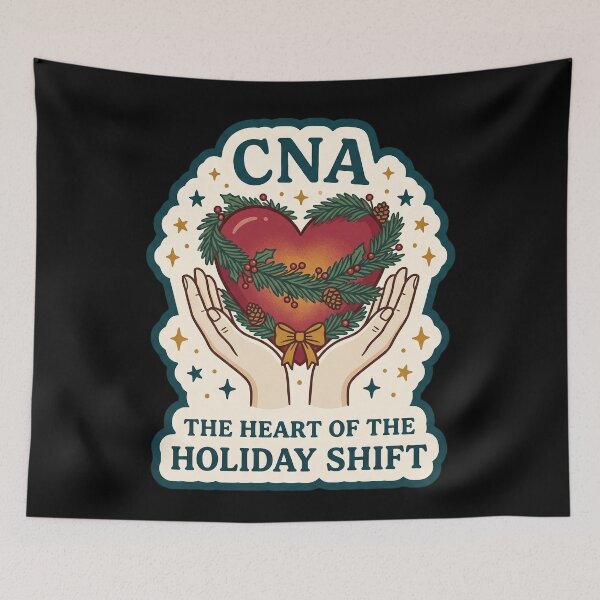 Item preview, CNA the Heart of the Holiday Shift - Christmas designed and sold by TheCalmEdit.