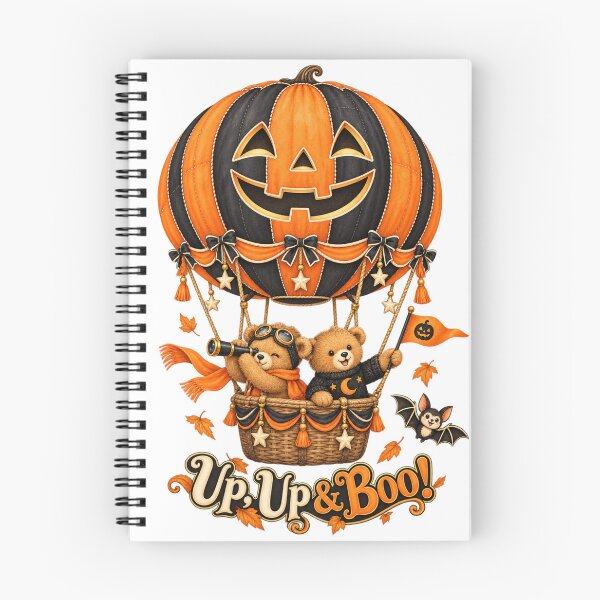 Item preview, Up, Up & Boo! – Halloween Teddy Bear Balloon designed and sold by MD Sweet.