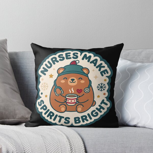 Item preview, Nurses Make Spirits Bright - Kawaii Bear Nurse designed and sold by TheCalmEdit.